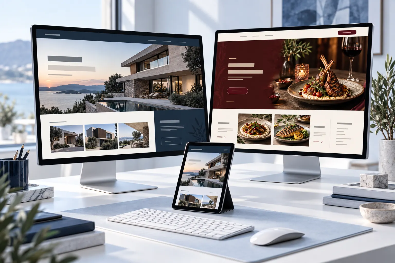 Temsili web tasarım çalışma ekranı