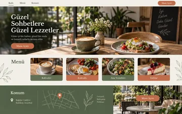 Café Site 01 demo website